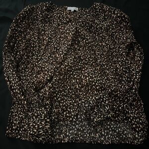 Gibson Latimer button up long sleeve blouse